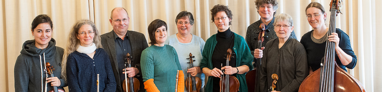 Musiker Gruppe stehend